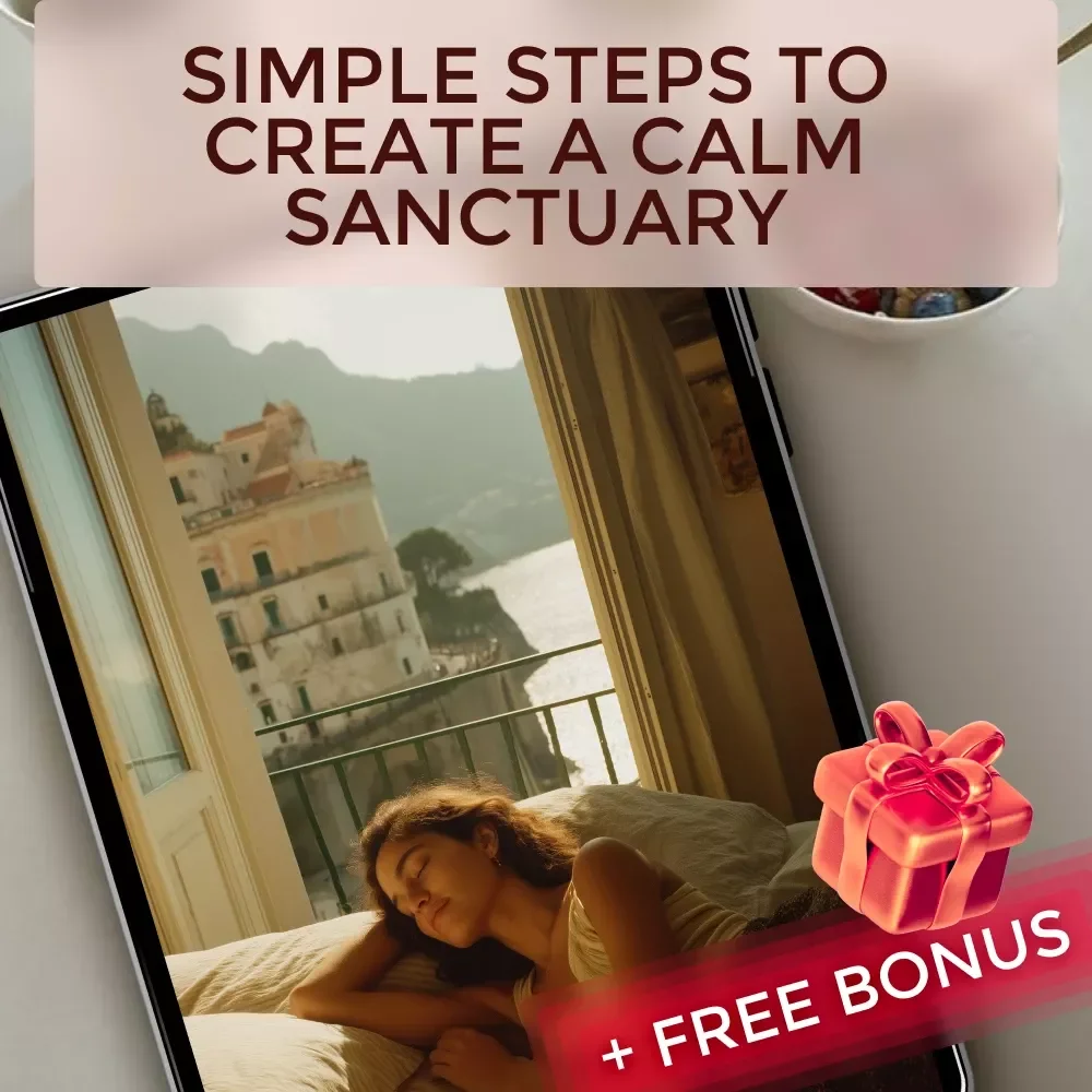 Simple Steps To Create A Calm Sanctuary Just For You | Digital Guide for House of Deep Relax | Relaxation eBook | Home Calm Checklist