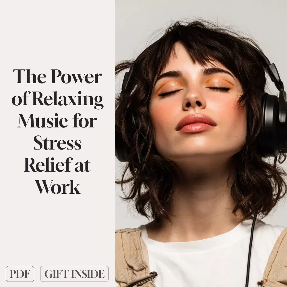 The Power of Relaxing Music for Stress Relief at Work – Digital Guide for Using Relaxing Music to Relieve Work Stress & Improve Focus