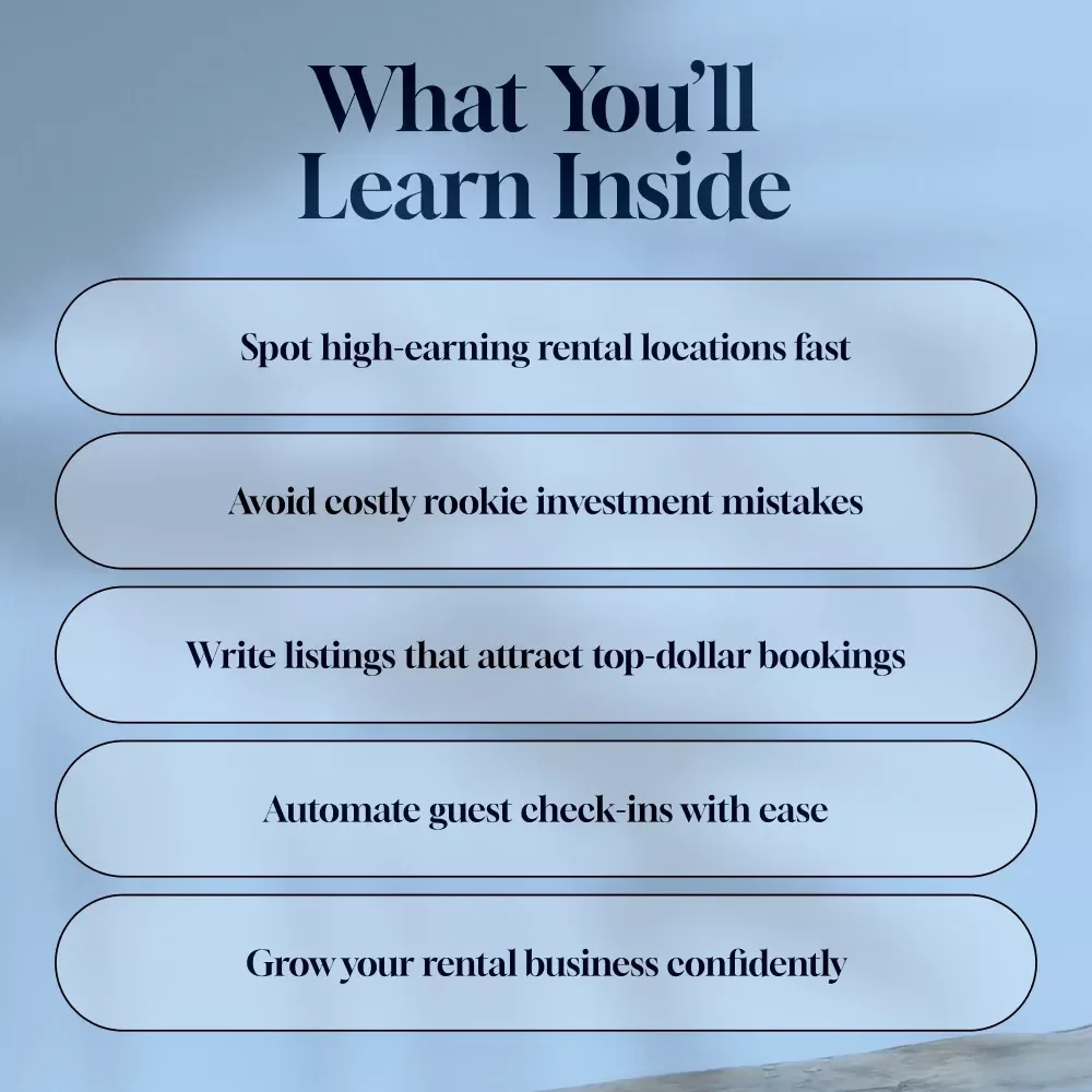 Mastering Short-Term Rental Property Investing | Short-Term Rental Property Investing Guide | eBook Download for Real Estate Beginners