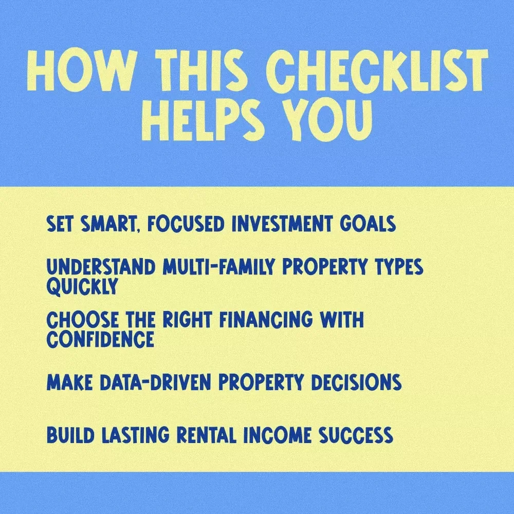 The Multi-Family Investor’s Success Checklist | Real Estate Investing Digital Download for Beginners & Experts | Rental Property Investment Guide PDF