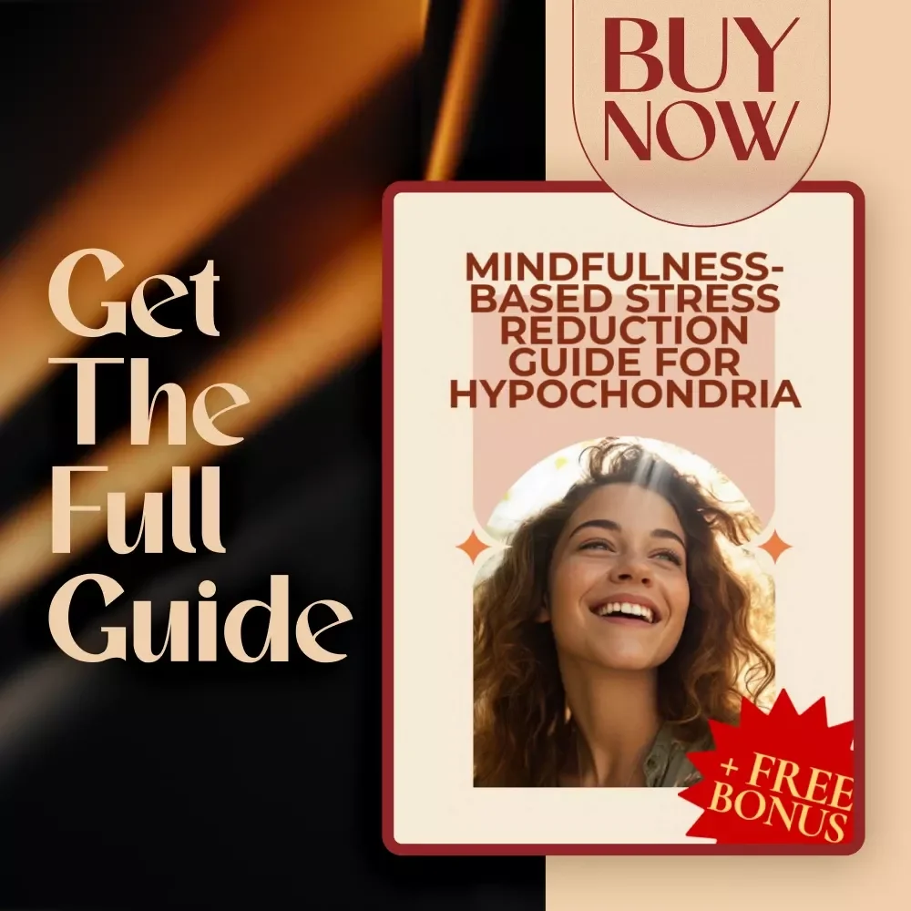 Mindfulness-Based Stress Reduction Guide for Hypochondria – Digital Download for Health Anxiety Relief, MBSR eBook, Calm Mind eGuide