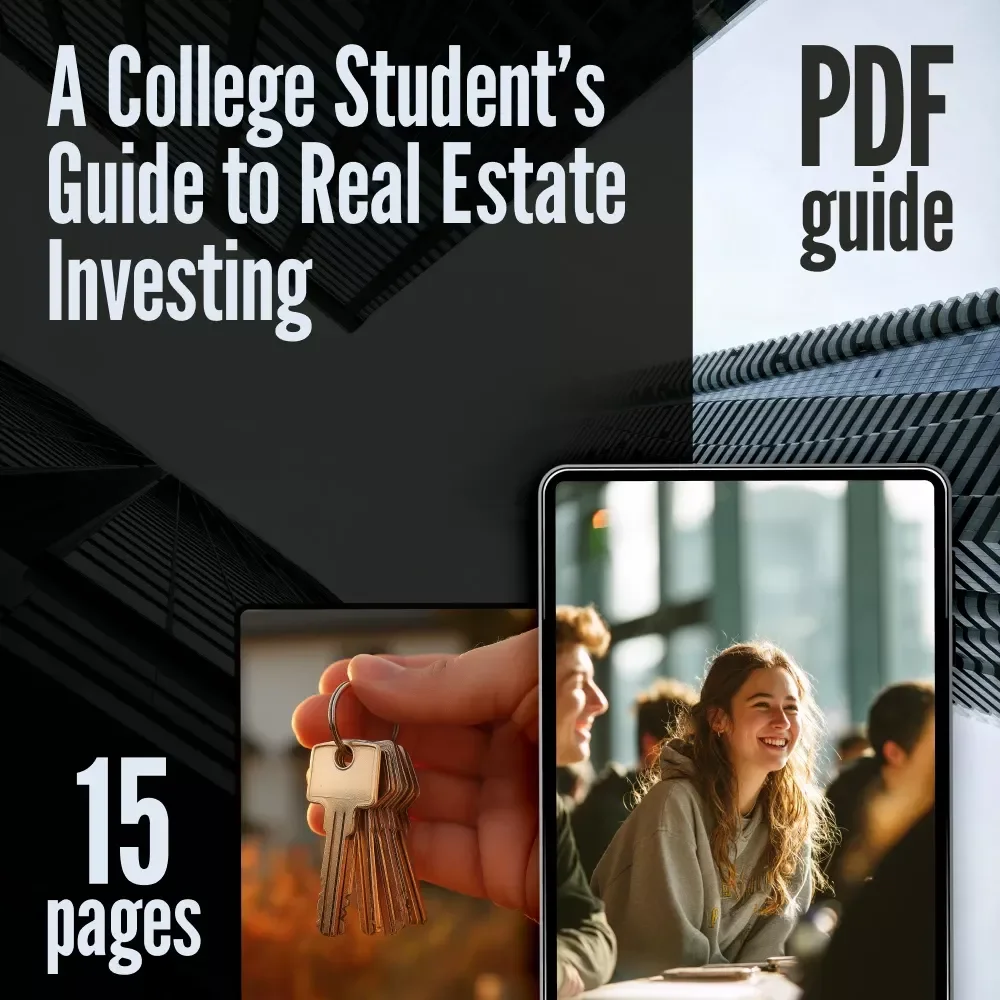A College Student’s Guide to Real Estate Investing | Digital Guide for College Students Investing in Real Estate, Beginner eBook PDF, House Hacking Strategies