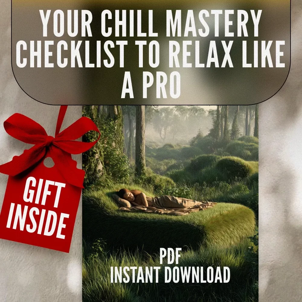 Your Chill Mastery Checklist to Relax Like a Pro | Digital Download | 100 Ways to Relax | Relaxation Checklist Printable