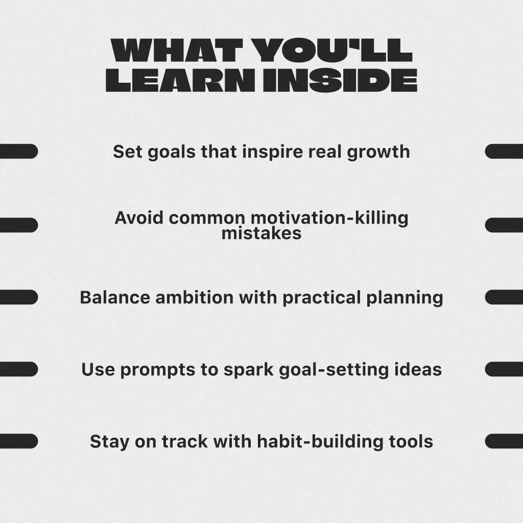 Go Big or Grow: Stretch Goals That Spark Real Progress | Guide + Stretch Goal Examples | Personal & Business Growth eBook