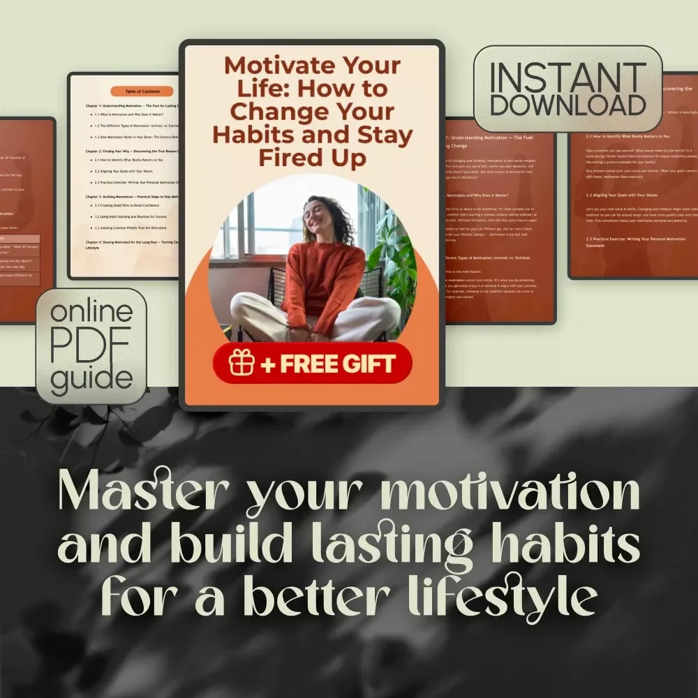 Motivate Your Life: How to Change Your Habits and Stay Fired Up – Digital Guide for How to Get Motivated to Change Your Lifestyle