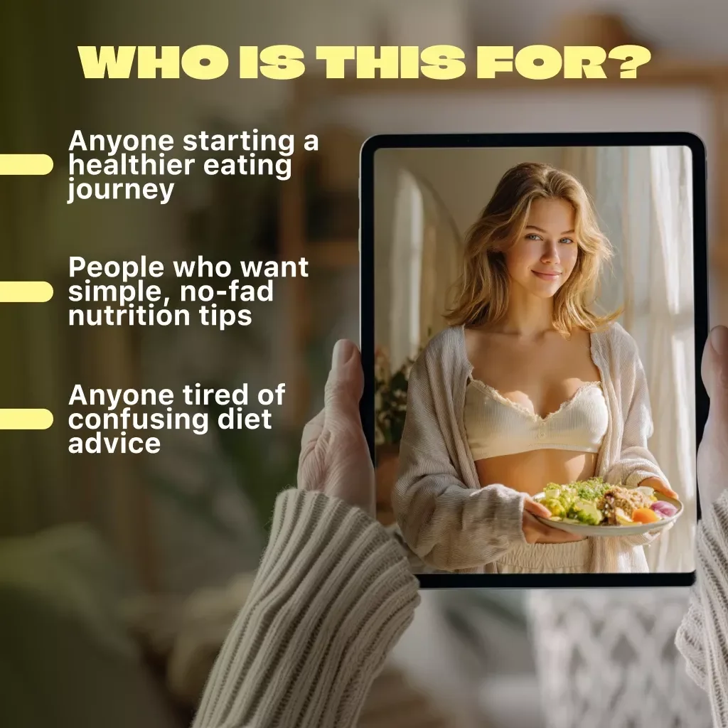 The Ultimate Easy Guide to Diet & Nutrition | Printable Diet and Nutrition Guide | Healthy Eating eBook | Digital Nutrition Checklist