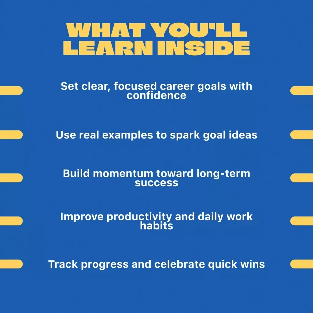 Powerful Examples of Short-Term Career Goals to Boost Your Success | Goal Setting Guide | Career Growth eBook | Professional Development Digital Download