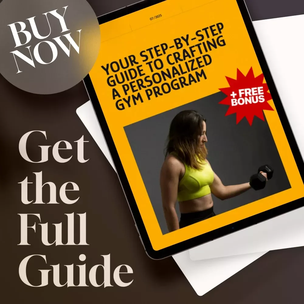 Your Step-by-Step Guide to Crafting a Personalized Gym Program – Digital Guide for How to Make Your Own Gym Program | Fitness Planner PDF Download