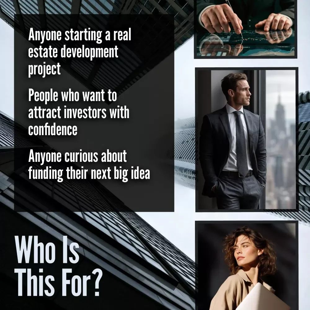 A Step-by-Step Guide to Building Your Dream Project | How to Get Investors for Real Estate Development | Digital Download eBook PDF