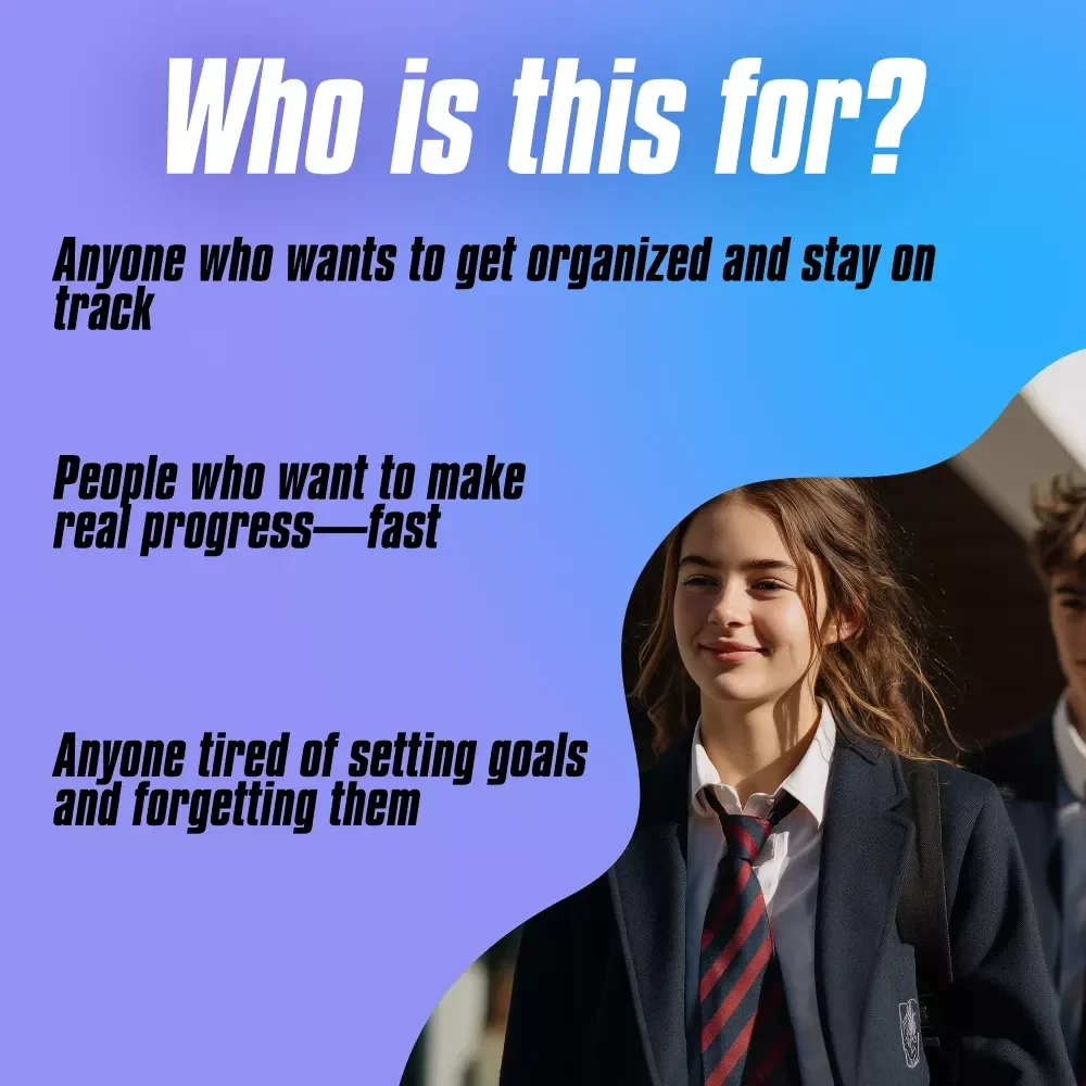 Checklist: Nail Your Short-Term Student Goals Like a Pro! | Student Goal Setting | Digital Download with Examples of Short Term Goals for Students