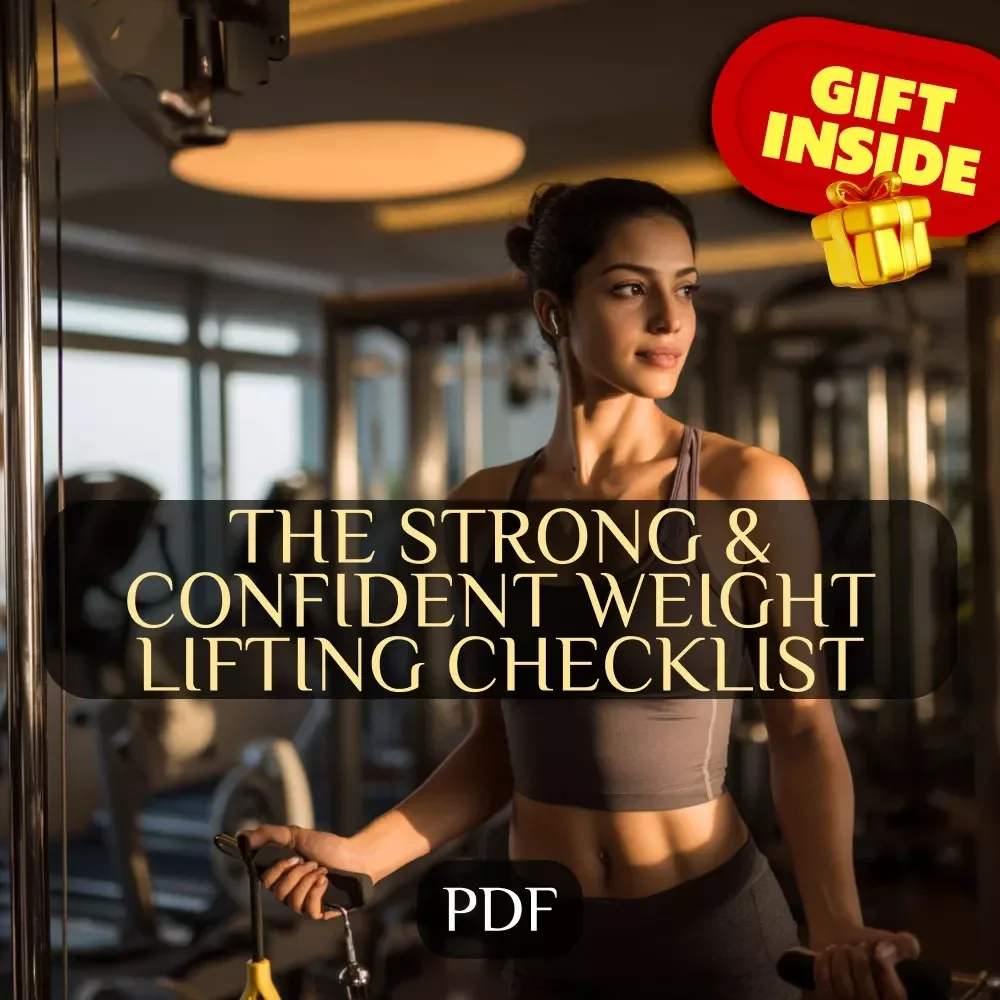 The Strong & Confident Weight Lifting Checklist – Weight Lifting Routine for Women | Printable Digital Fitness Guide