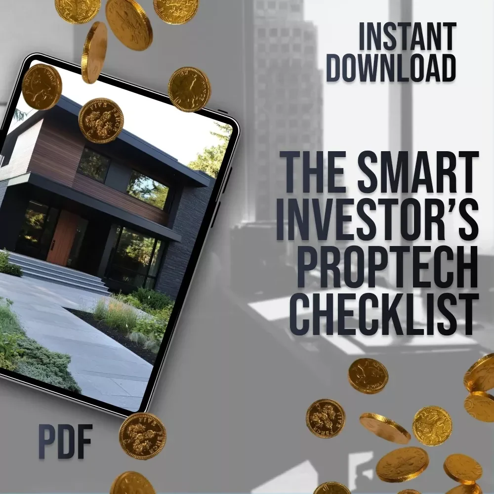 The Smart Investor’s Proptech Checklist | Digital Download for Real Estate Investors | Proptech in Real Estate Investing Guide