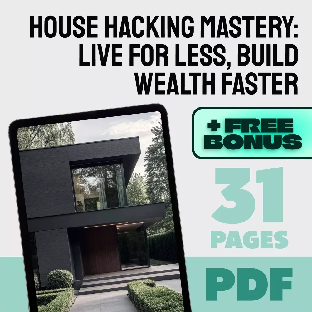 House Hacking Mastery: Live for Less, Build Wealth Faster | House Hacking Strategy eBook, Real Estate Investing Guide, Digital Download PDF