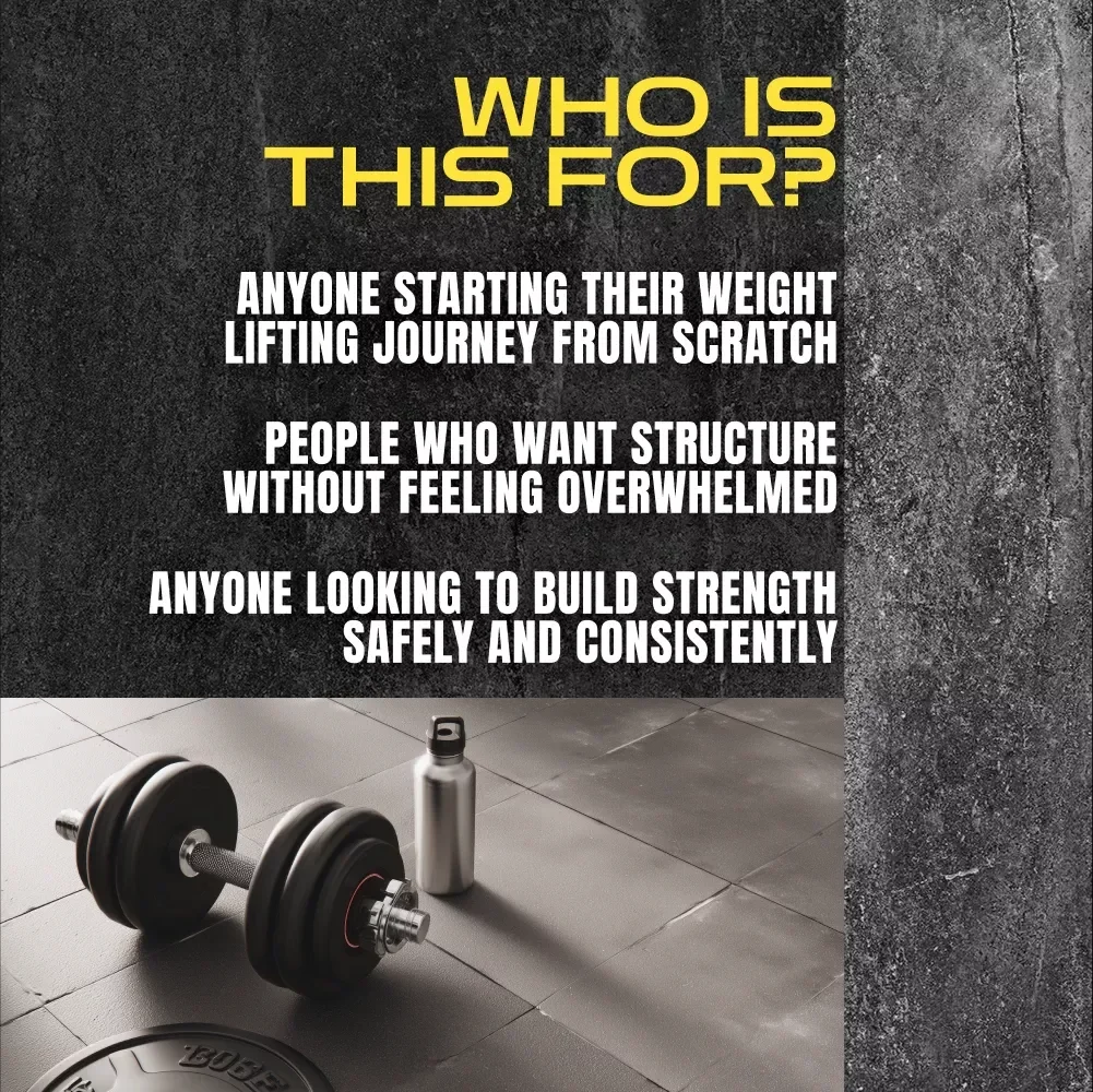 The Strong & Confident Weight Lifting Checklist – Weight Lifting Routine for Women | Printable Digital Fitness Guide