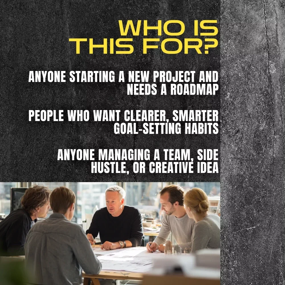 Checklist: Your Ultimate Project Goal-Setting Playbook | How Do You Set Project Goals? SMART Planning Guide for Teams & Creatives | Digital Download