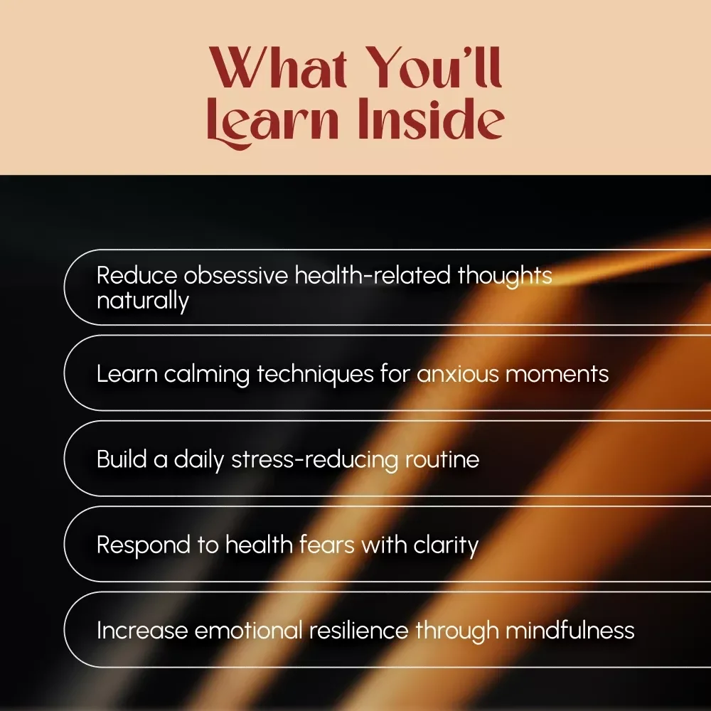 Mindfulness-Based Stress Reduction Guide for Hypochondria – Digital Download for Health Anxiety Relief, MBSR eBook, Calm Mind eGuide