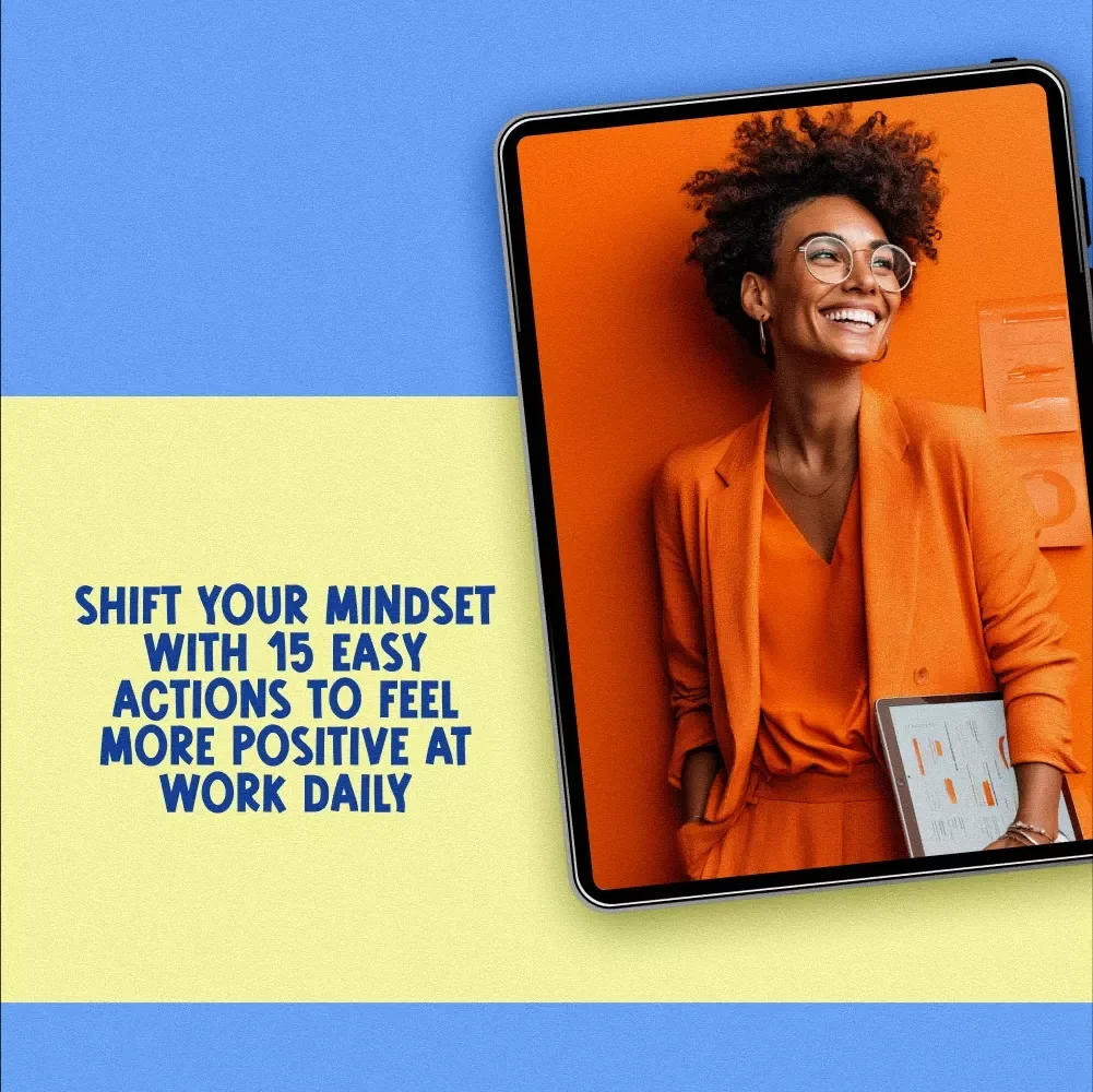 The Work-Happy Checklist: 15 Quick Wins to Boost Positivity on the Job | Digital Download for Positive Thinking at Work, Mental Wellness Checklist, How to Think Positive About Work