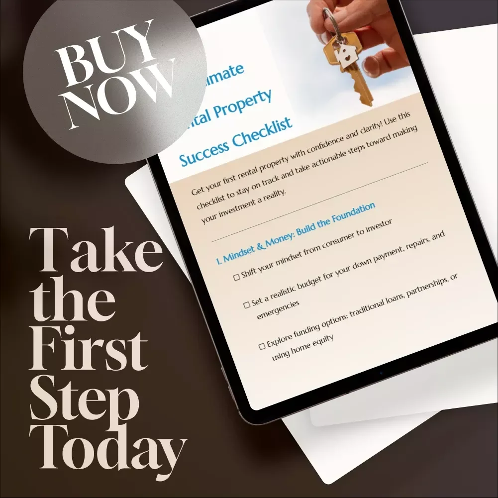 The Ultimate Rental Property Success Checklist | Digital Real Estate Guide | How to Get First Rental Property | Printable Checklist for New Investors