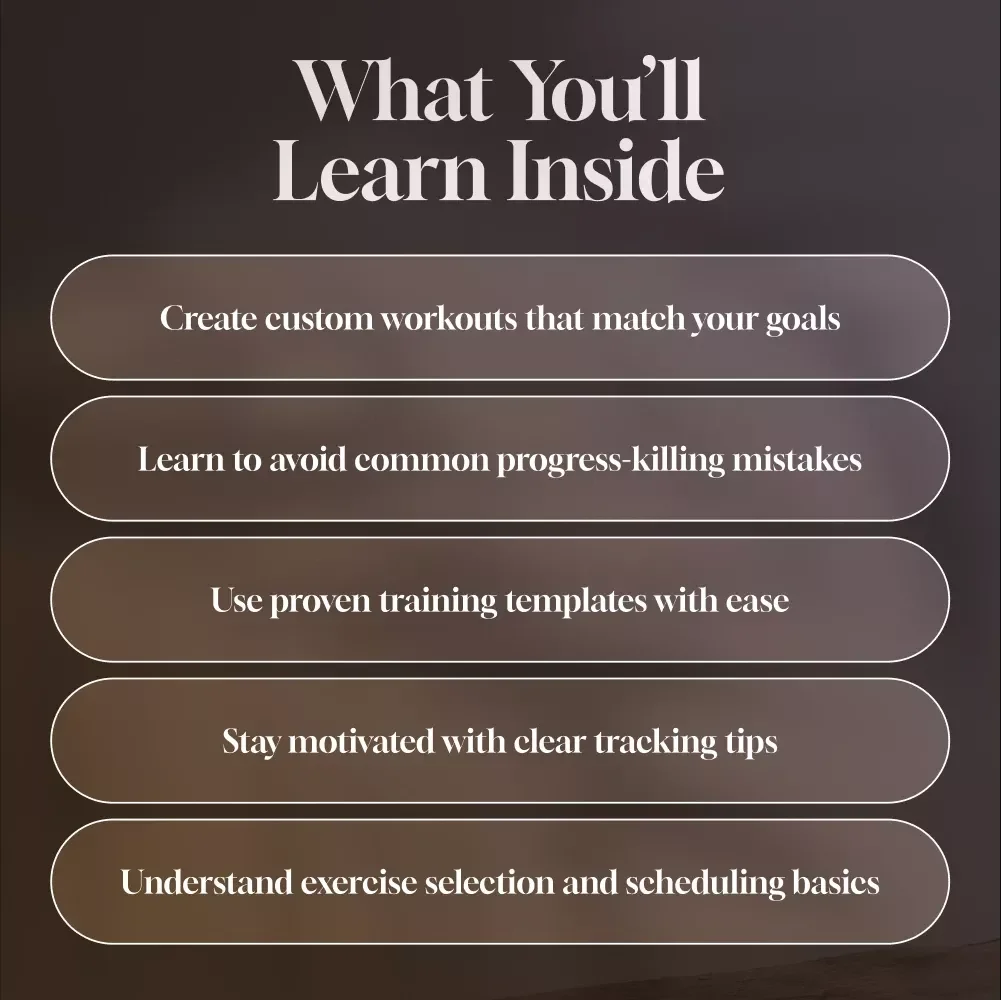 The Ultimate Guide to Building Your Best Weightlifting Routine | Best Weight Lifting Routine eBook | Digital Download Fitness Guide