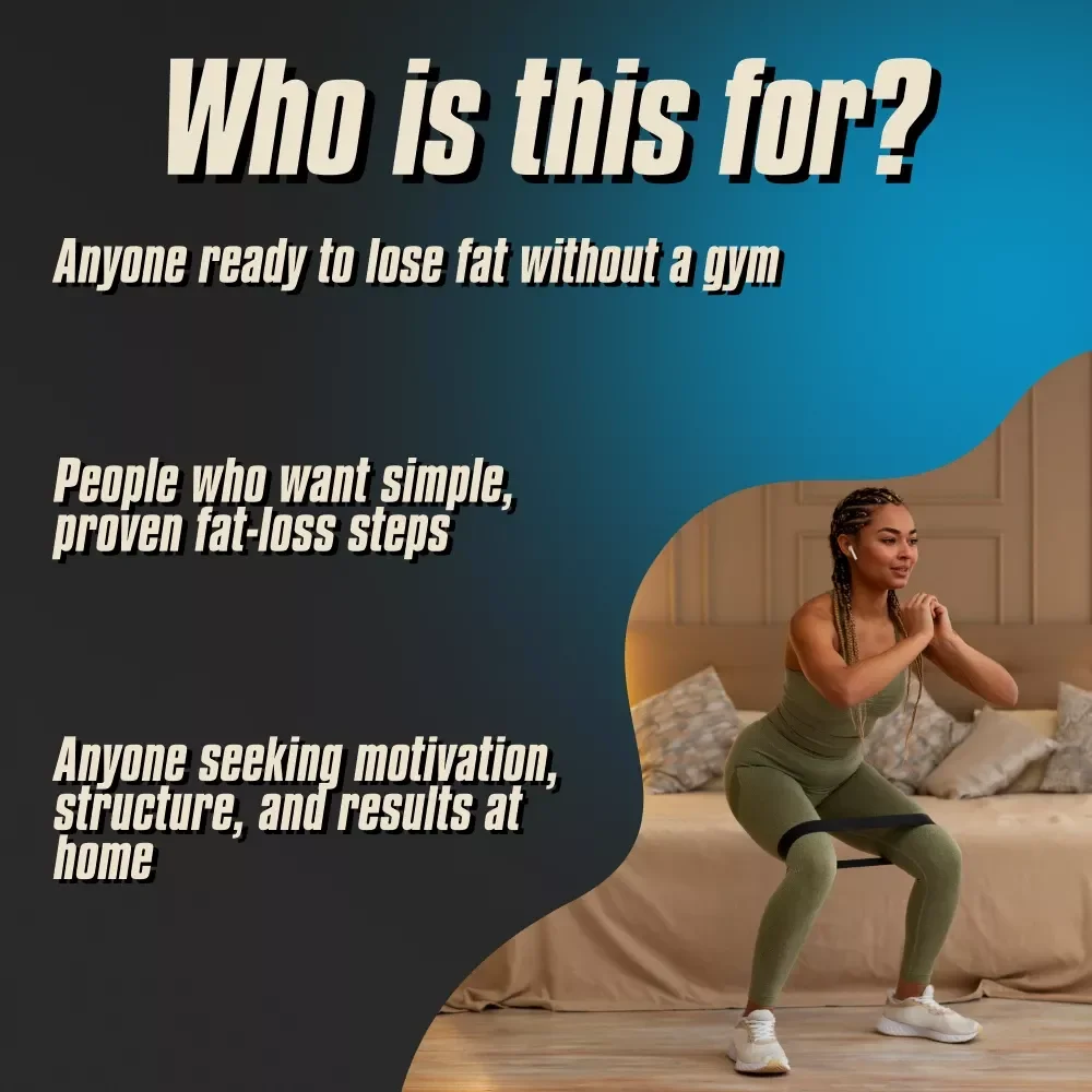 Fast Fat Burn At Home Checklist | How to Burn Fat Fast at Home | Digital Download for Weight Loss & Fitness