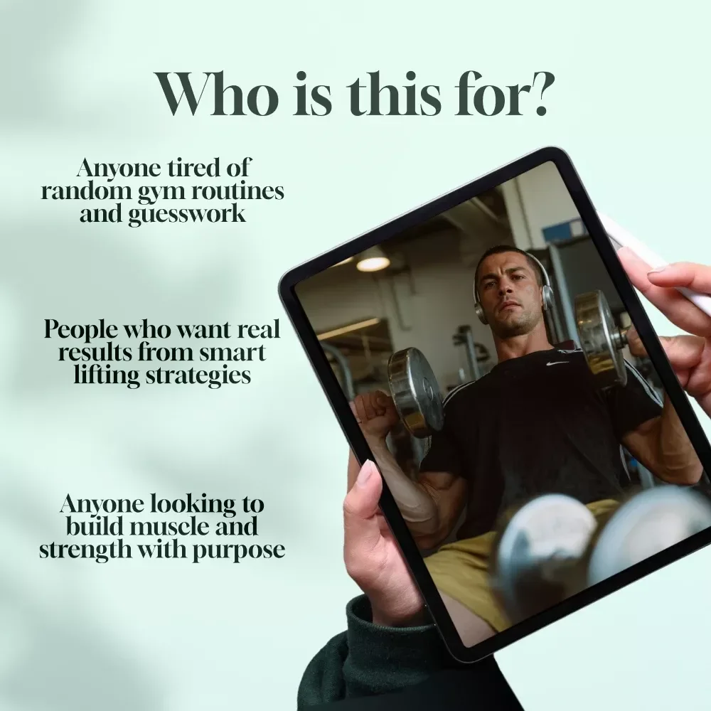 The Smart Lifter’s Guide to Building Muscle & Strength – Best Weight Lifting Routine eBook, Digital Workout Guide for Muscle & Strength Training