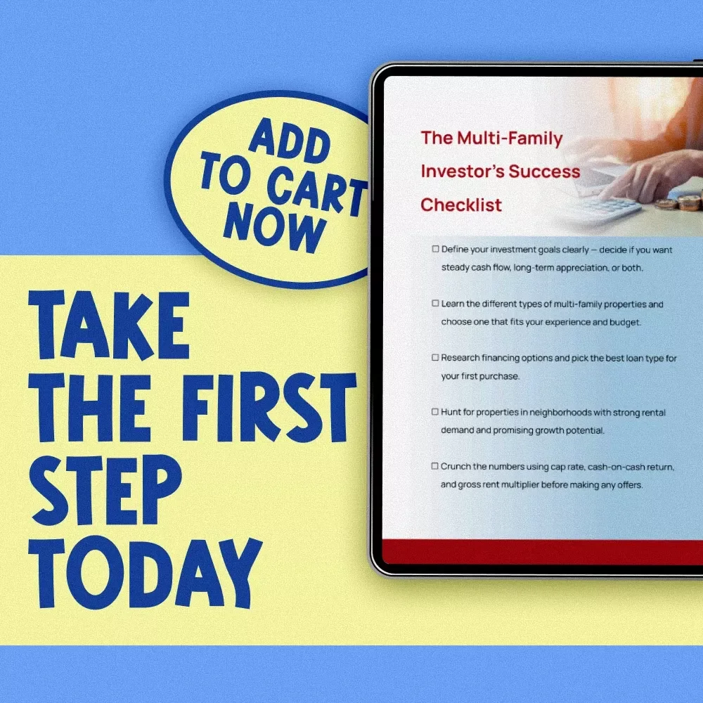 The Multi-Family Investor’s Success Checklist | Real Estate Investing Digital Download for Beginners & Experts | Rental Property Investment Guide PDF