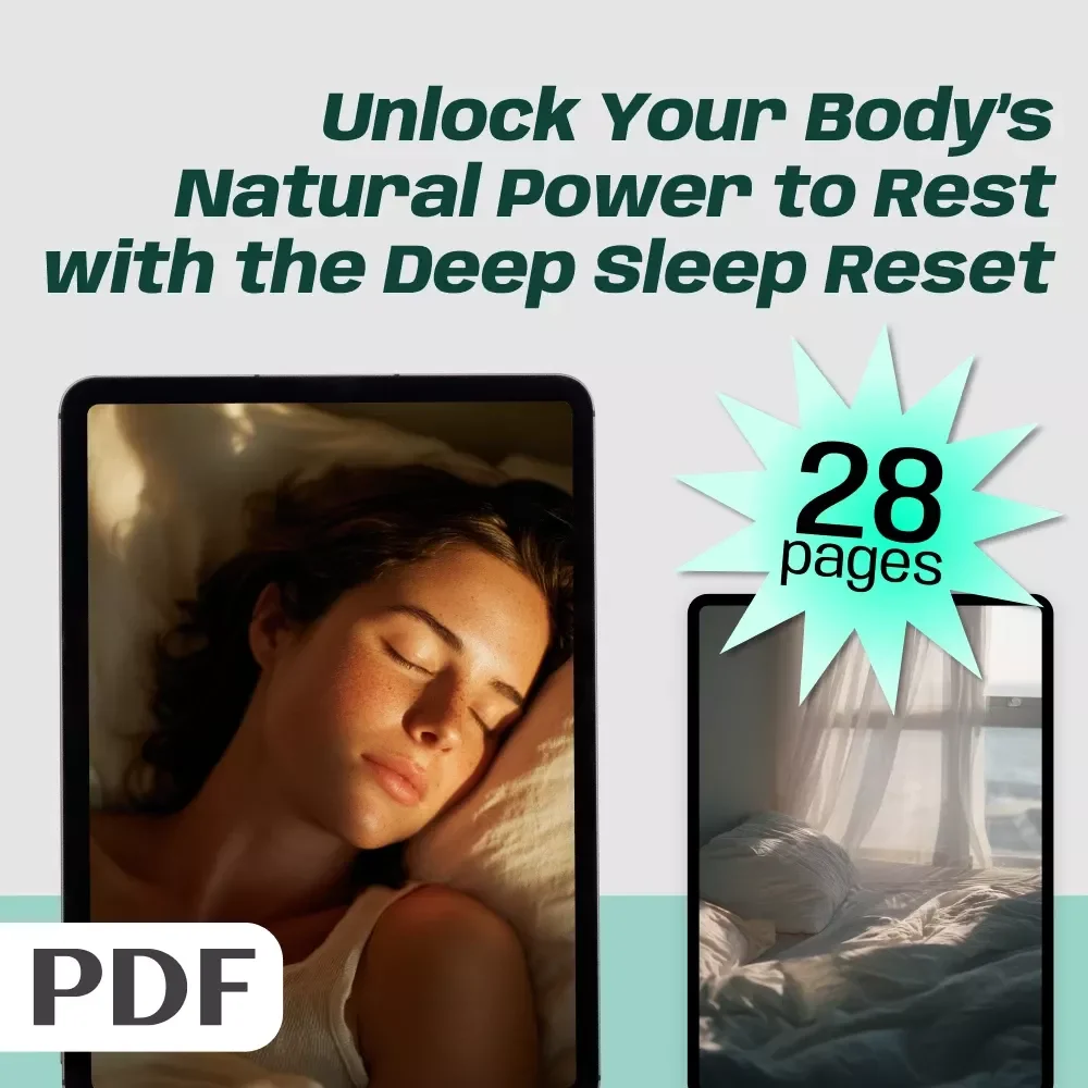 Unlock Your Body’s Natural Power to Rest with the Deep Sleep Reset | eBook to Increase Deep Sleep Naturally | Sleep Hygiene Guide & Checklist