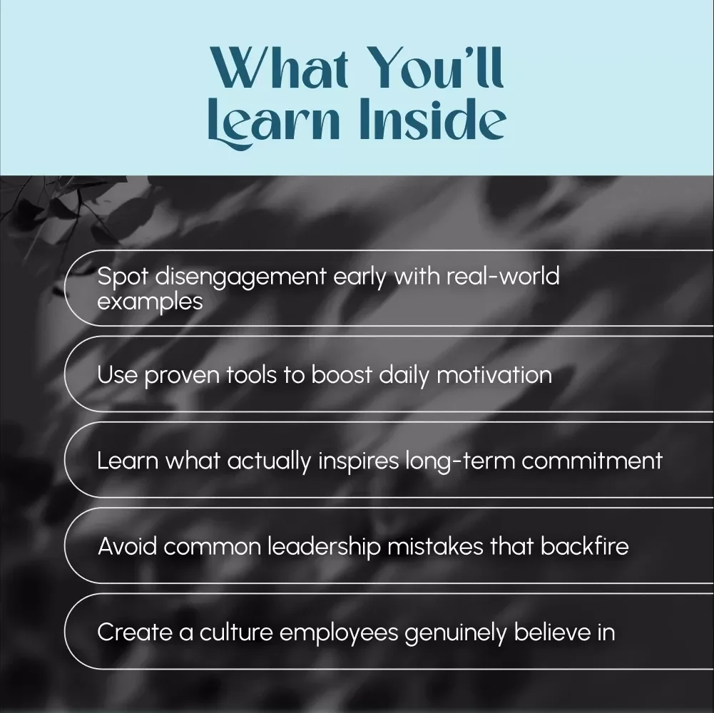 Waking Up the Workplace: How to Motivate Employees Who Just Don’t Care | Employee Engagement Guide | Digital Download for Managers & HR Leaders