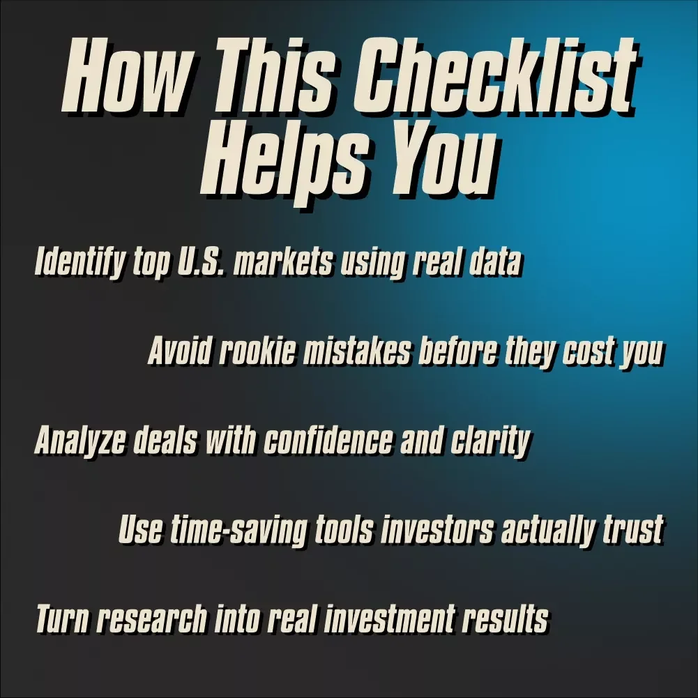 Your No-Fluff Checklist to Spot Gold Before Everyone Else | Best States for Real Estate Investment 2026 | Investor’s Guide & Digital Download