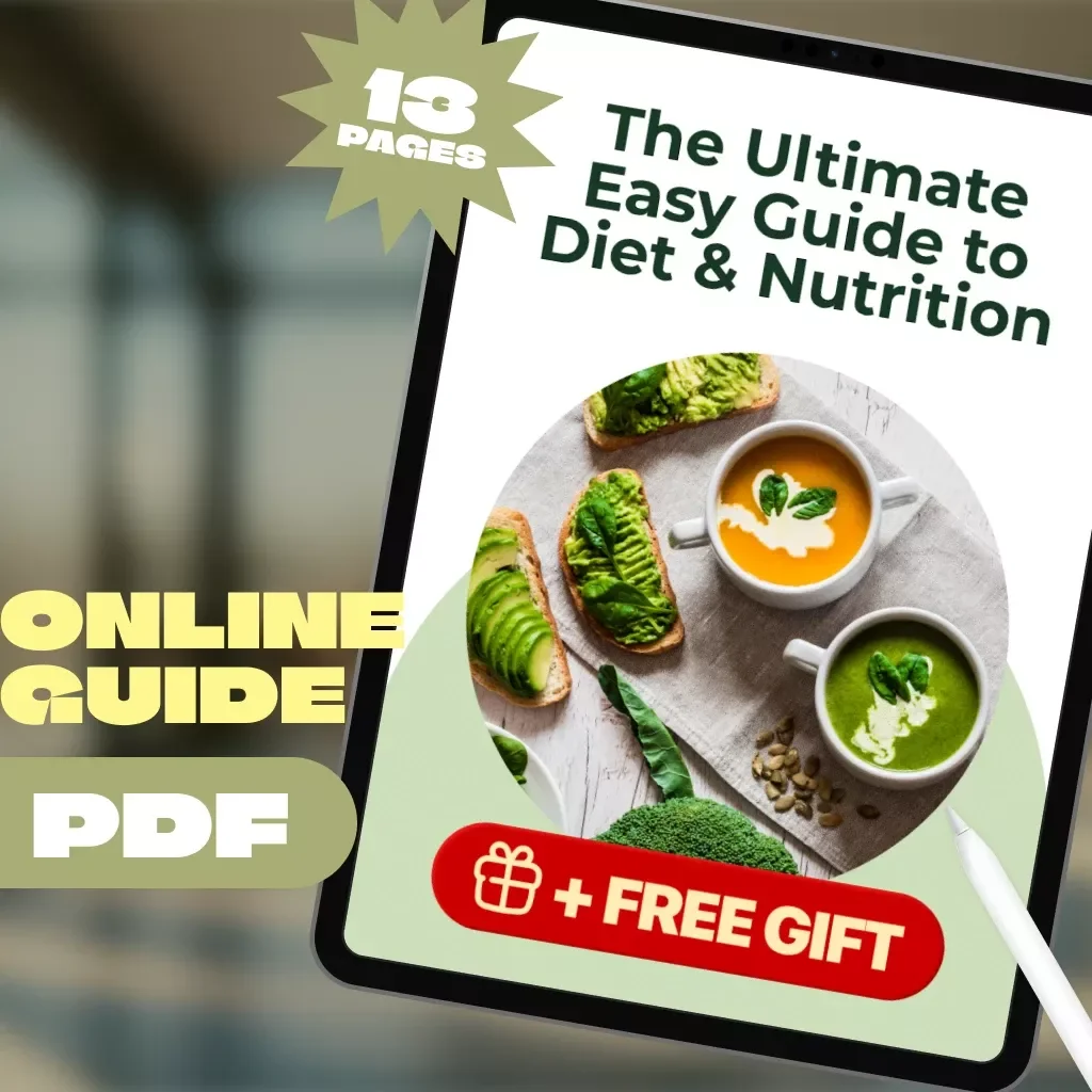 The Ultimate Easy Guide to Diet & Nutrition | Printable Diet and Nutrition Guide | Healthy Eating eBook | Digital Nutrition Checklist