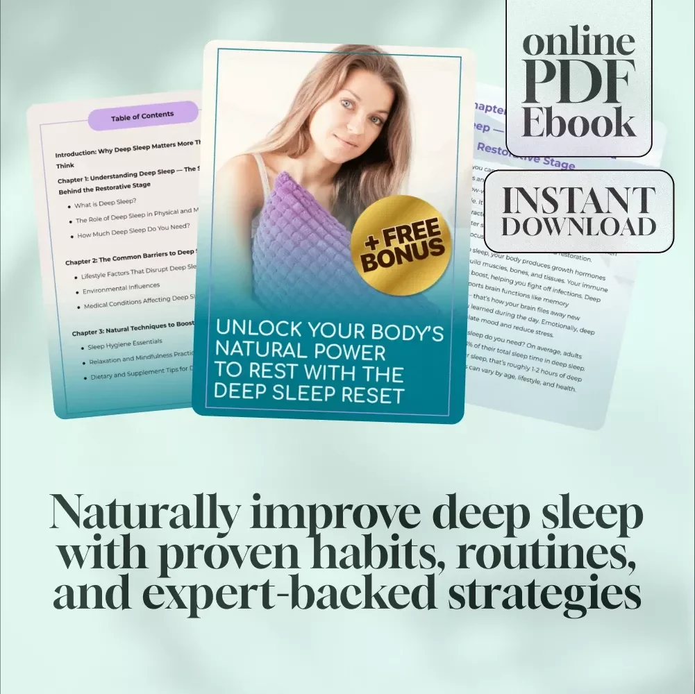 Unlock Your Body’s Natural Power to Rest with the Deep Sleep Reset | eBook to Increase Deep Sleep Naturally | Sleep Hygiene Guide & Checklist