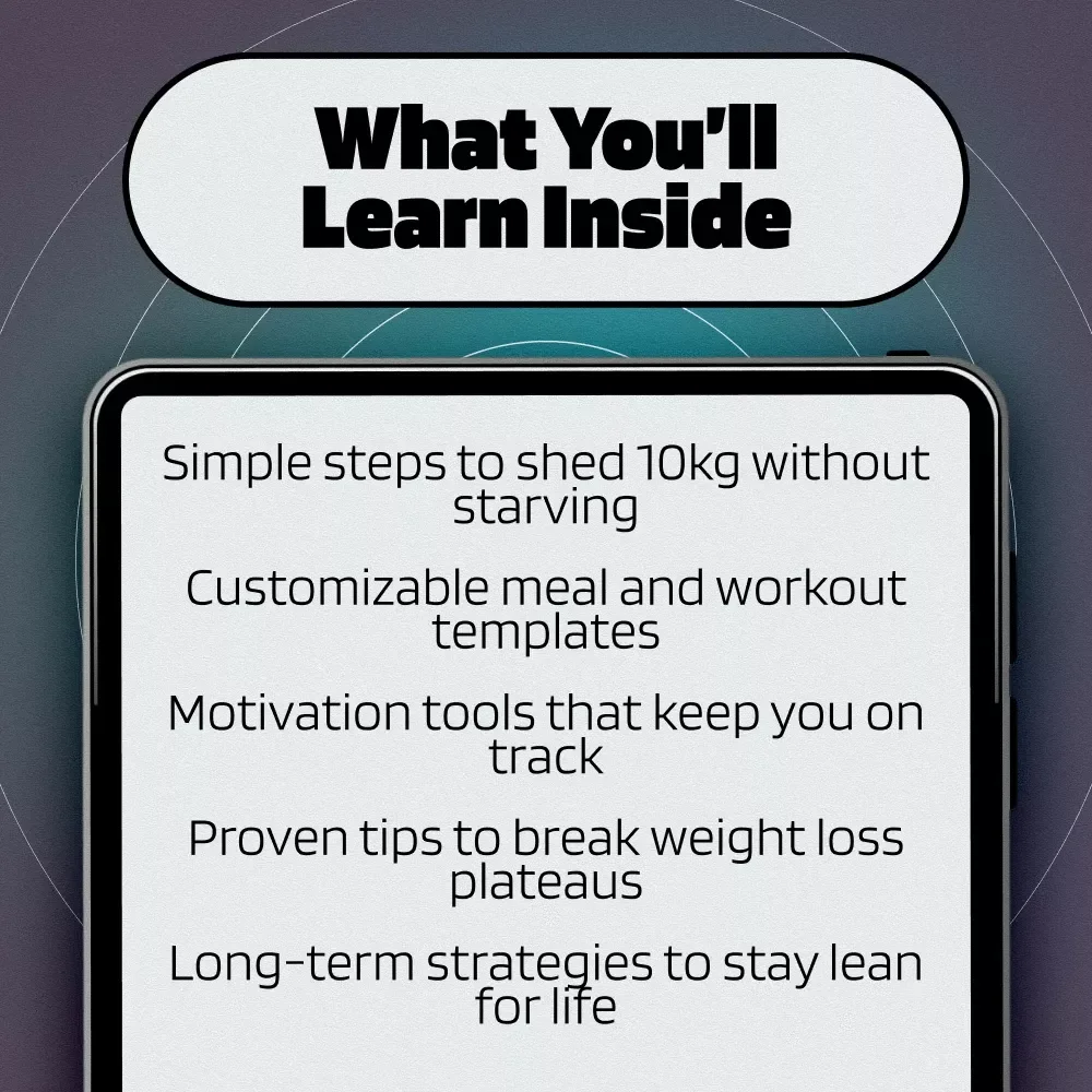10kg Down Fast the Smart, Safe & Sustainable Way | eBook Guide on How to Lose 10kg Fast | Instant Digital Download, Weight Loss Plan, Fitness & Nutrition Checklist