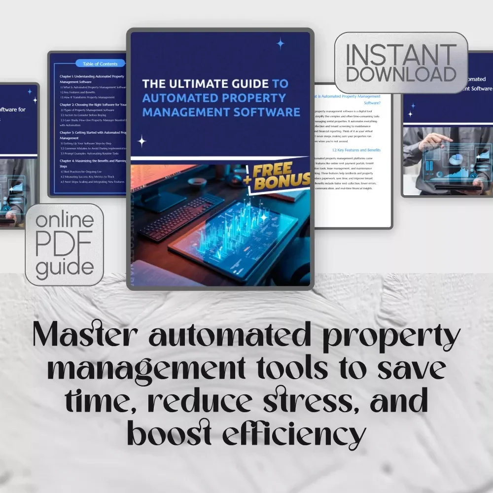 The Ultimate Guide to Automated Property Management Software | Digital Download for Landlords, Property Managers & Real Estate Investors