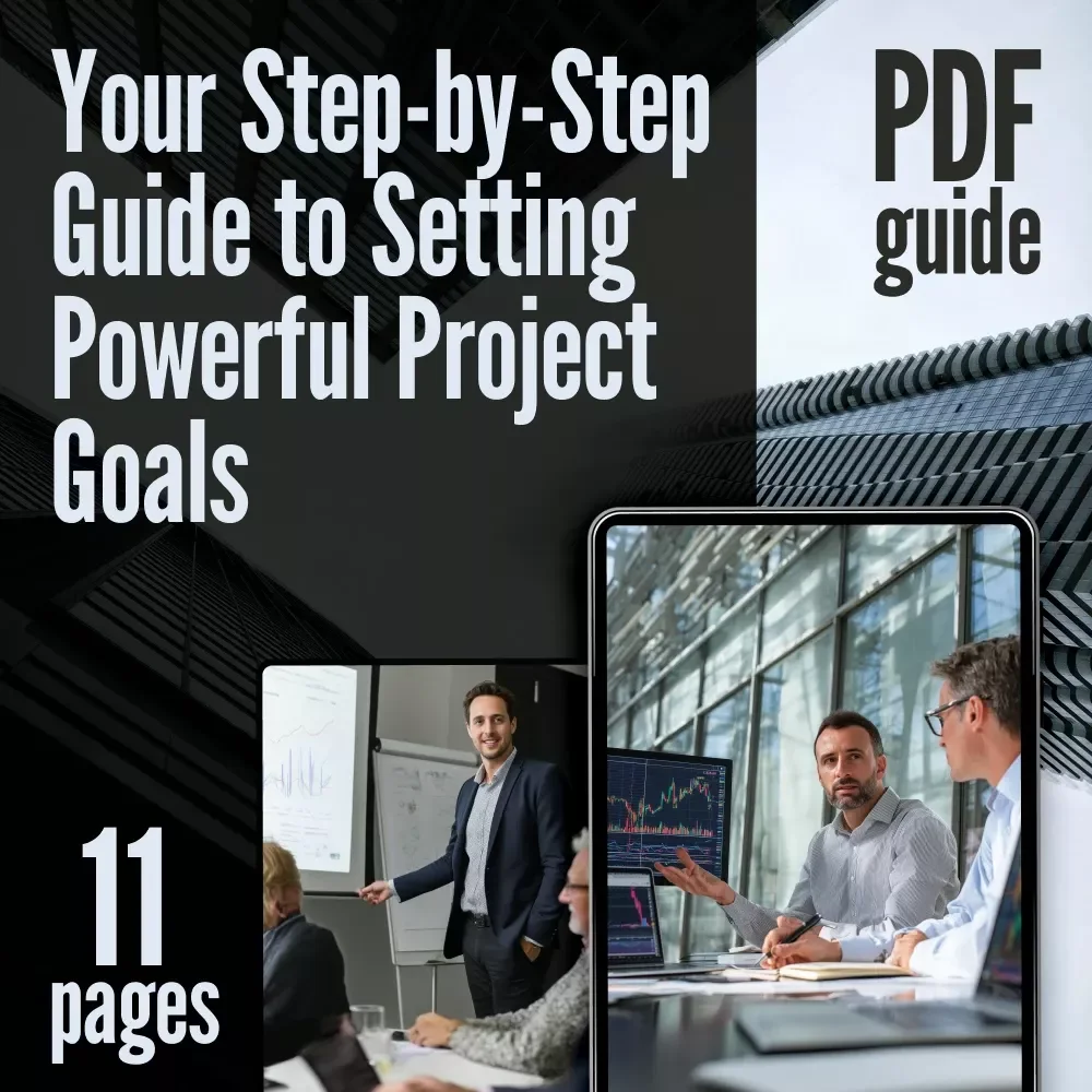 Your Step-by-Step Guide to Setting Powerful Project Goals | How Do You Set Project Goals | SMART Goals eBook for Project Planning