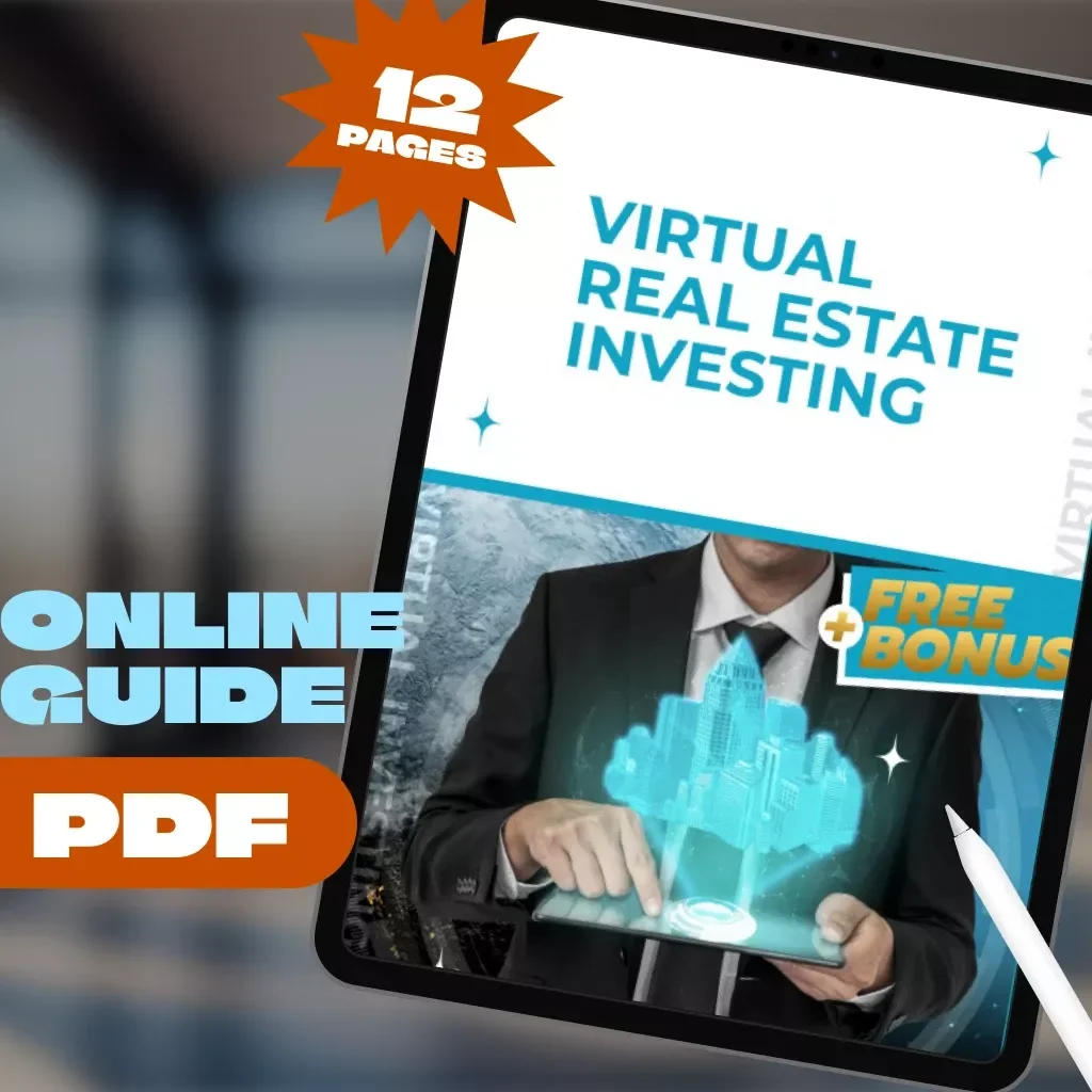 Virtual Real Estate Investing Guide | Digital Download | Beginner-Friendly Virtual Real Estate Investing eBook & Checklist