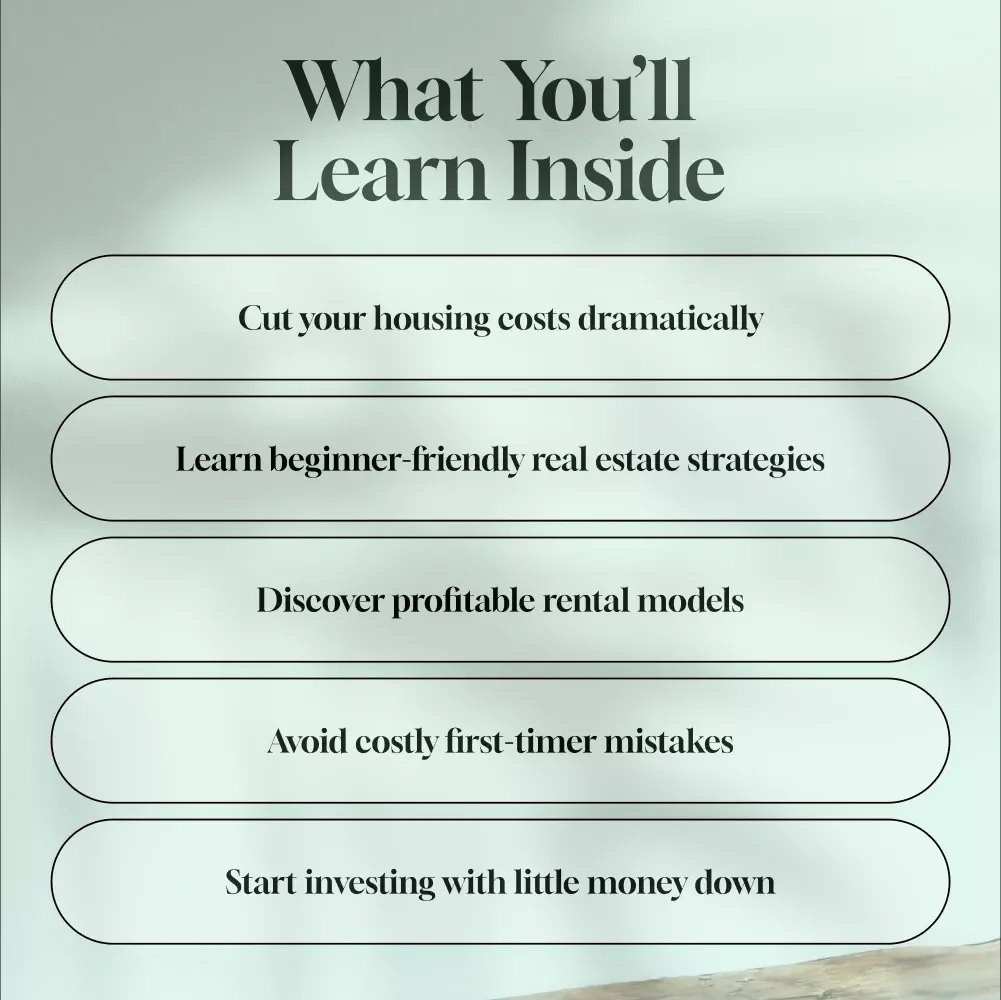 House Hacking Mastery: Live for Less, Build Wealth Faster | House Hacking Strategy eBook, Real Estate Investing Guide, Digital Download PDF