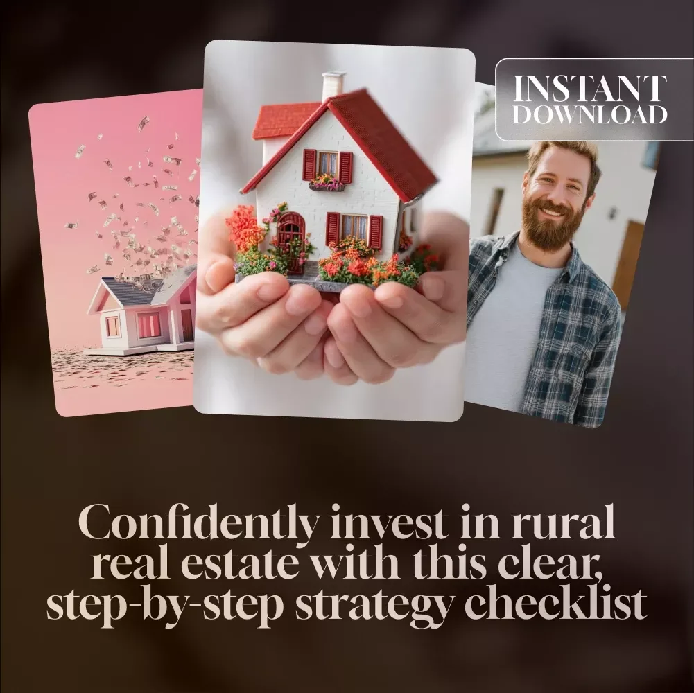 Your Roadmap to Successful Rural Real Estate Investing Checklist | Digital Guide for Investing in Rural Real Estate