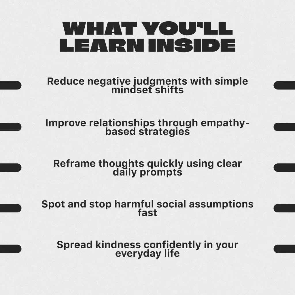 Seeing the Bright Side: How to Think Positive About Others | Self-Growth Guide, Digital Download for Positivity, Empathy & Relationship Mindset