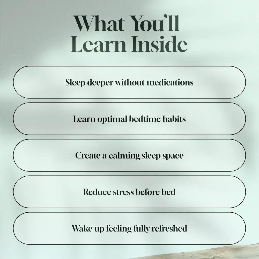 Unlock Your Body’s Natural Power to Rest with the Deep Sleep Reset | eBook to Increase Deep Sleep Naturally | Sleep Hygiene Guide & Checklist