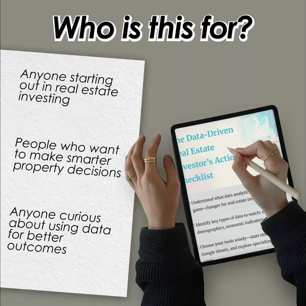 The Data-Driven Real Estate Investor’s Action Checklist | Real Estate Investment Guide | Using Data Analytics for Real Estate Investment PDF