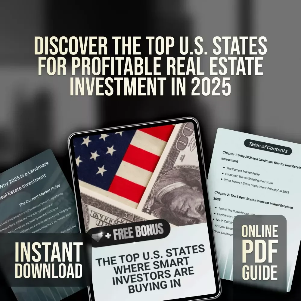 The Top U.S. States Where Smart Investors Are Buying In – Real Estate Guide 2025 | Best States for Real Estate Investment 2025 | Investor Checklist & Case Studies