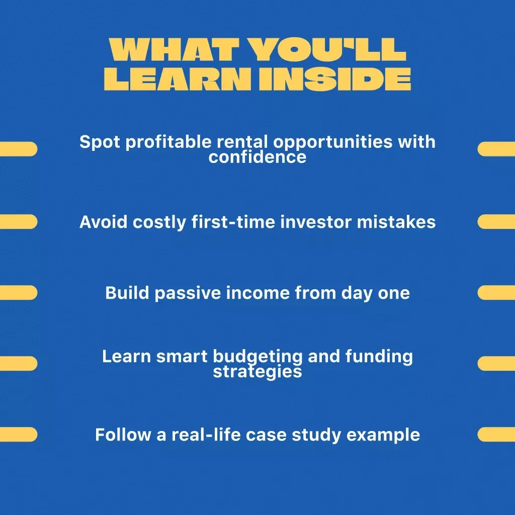 Your First Rental Property | Beginner's Guide to How to Get First Rental Property | Digital Download Real Estate Investment Guide
