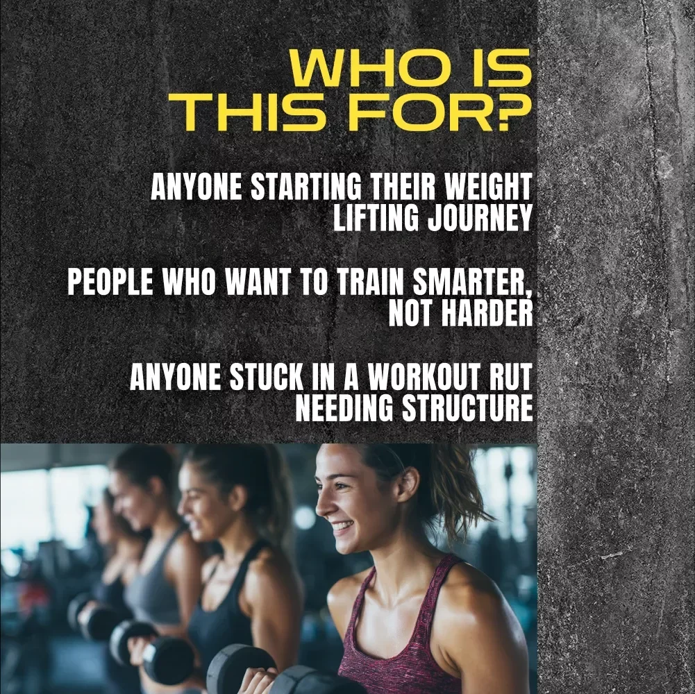 The Weight Lifting Success Checklist – Best Weight Lifting Routine for Strength, Size & Endurance | Printable Fitness Guide