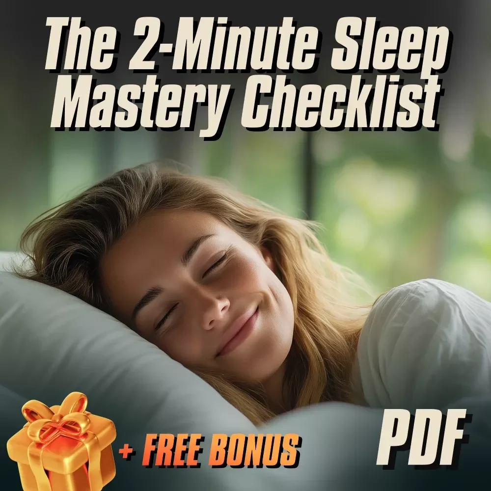 The 2-Minute Sleep Mastery Checklist – How to Fall Asleep in 2 Minutes | Digital Download for Instant Relaxation & Better Sleep
