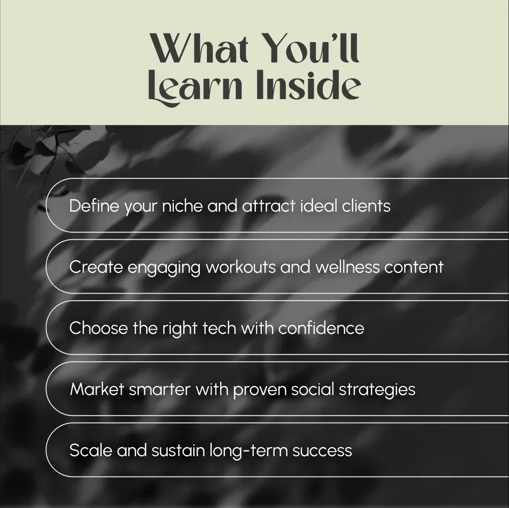 Your Step-by-Step Guide to Launching a Successful Online Fitness Program | How to Start an Online Fitness Program PDF | Digital Download Fitness Guide