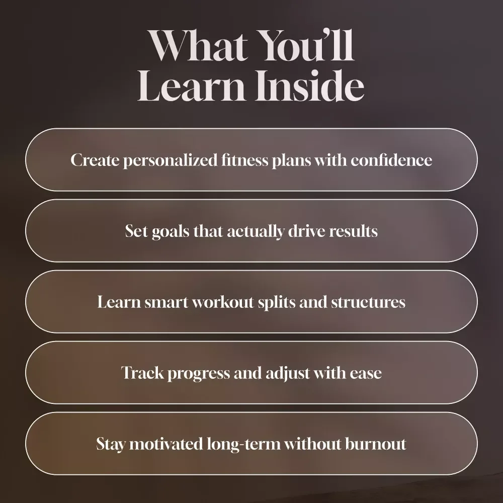 Your Step-by-Step Guide to Crafting a Personalized Gym Program – Digital Guide for How to Make Your Own Gym Program | Fitness Planner PDF Download