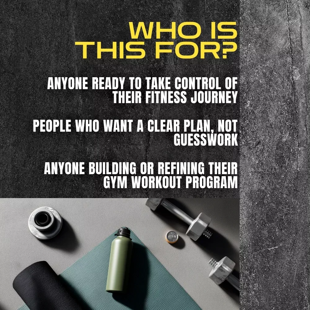 Build Your Perfect Gym Program: Ultimate Checklist | Digital Download for How to Make Your Own Gym Program, Fitness Planner, Workout Guide