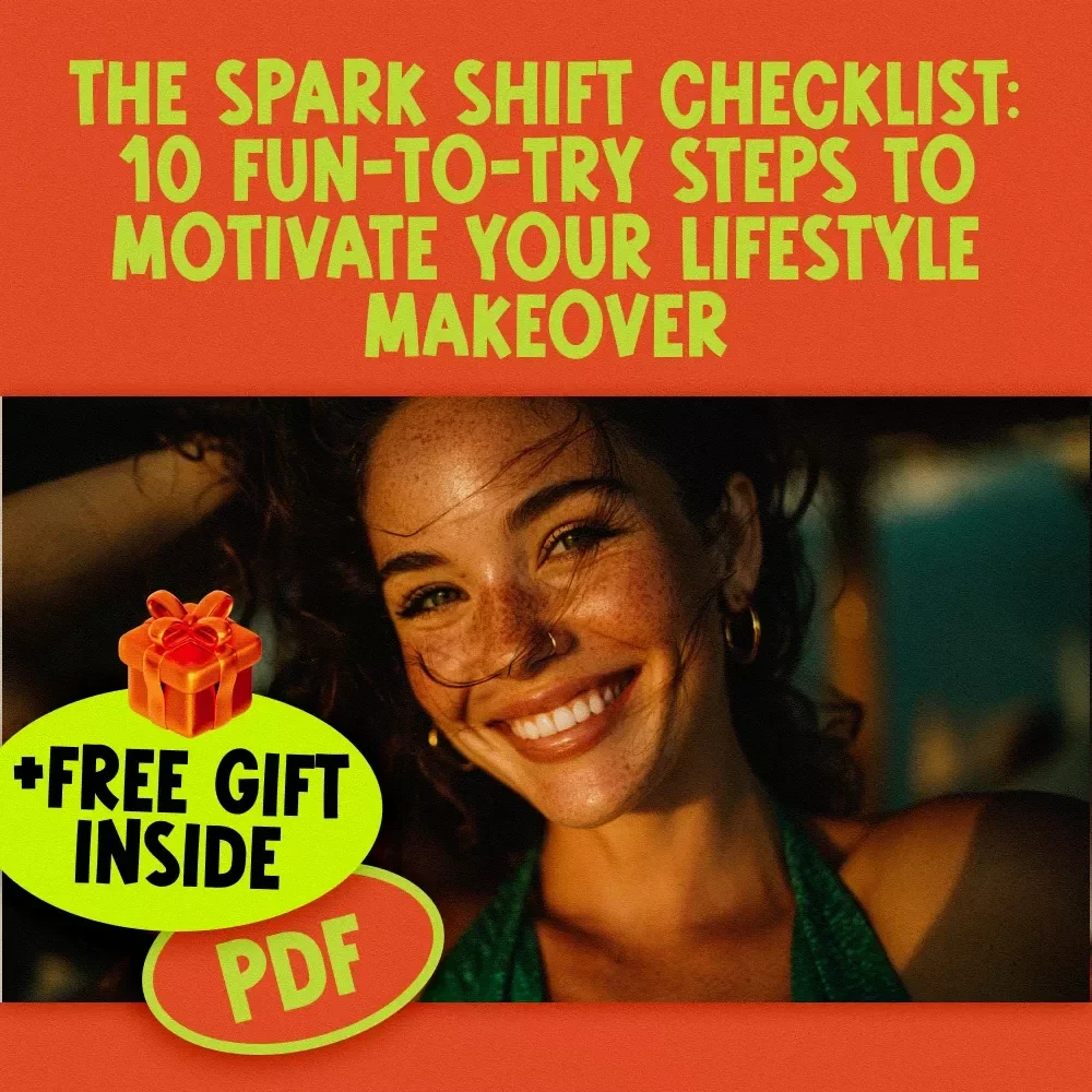 The Spark Shift Checklist: 10 Fun-To-Try Steps to Motivate Your Lifestyle Makeover | Digital Download for How to Get Motivated to Change Your Lifestyle