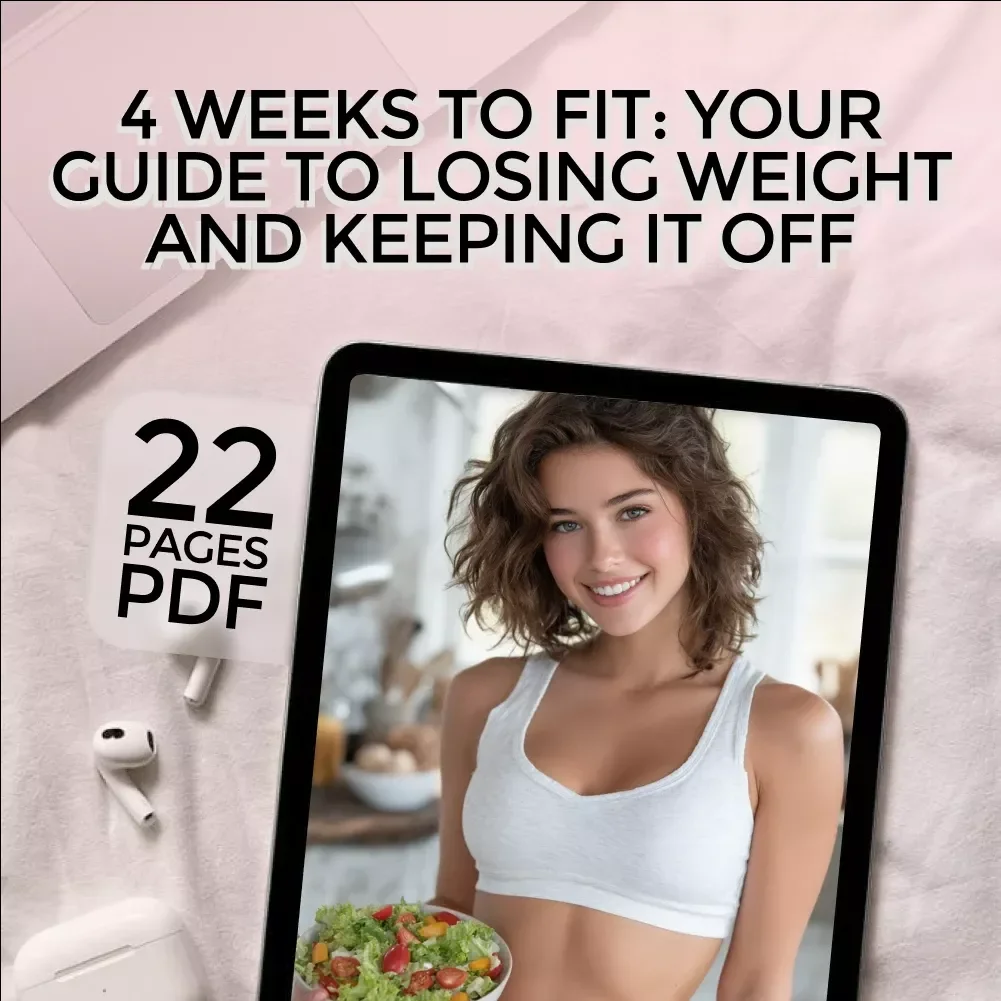 4 Weeks to Fit: Your Guide to Losing Weight and Keeping It Off | How to Lose Weight in 4 Weeks eBook | Weight Loss Guide PDF | Digital Download