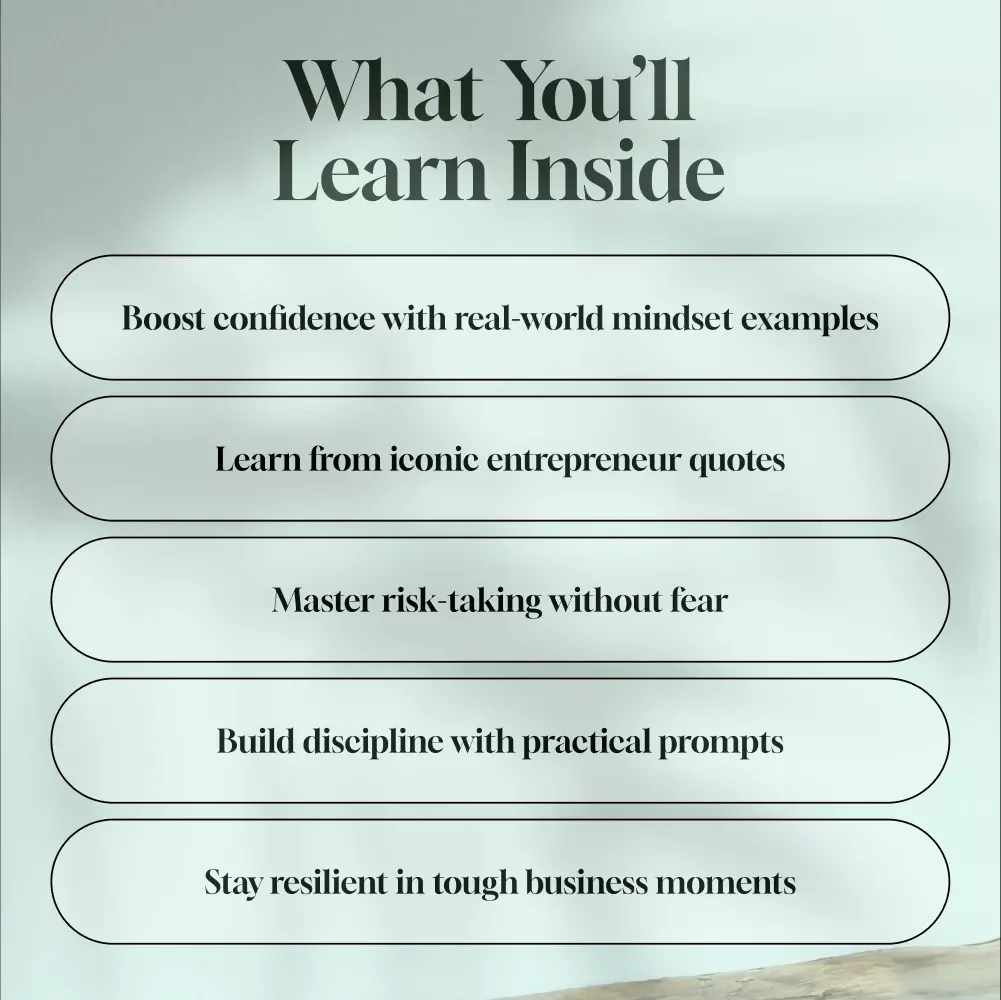 Entrepreneur Mindset Quotes That Drive Success – Motivational eBook for Entrepreneurs | Entrepreneur Mindset Quotes Digital Download